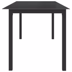 VidaXL 312202 table de jardin Noir