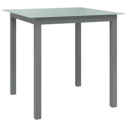 VidaXL 312203 table de jardin Gris