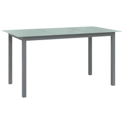 VidaXL 312204 table de jardin Gris