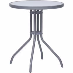 Cette table de jardin ronde au look intemporel ajoutera une touche d’élégance à votre espace extérieur. Fabriquée en verre et ...