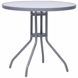 Cette table de jardin ronde au look intemporel ajoutera une touche d’élégance à votre espace extérieur. Fabriquée en verre et ...
