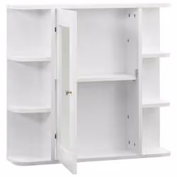 VidaXL 323601 miroir de salle de bain et armoire de rangement pour évier