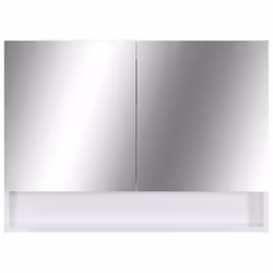 VidaXL 323604 miroir de salle de bain et armoire de rangement pour évier - Vue supplémentaire 4