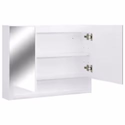 VidaXL 323604 miroir de salle de bain et armoire de rangement pour évier - Vue supplémentaire 5
