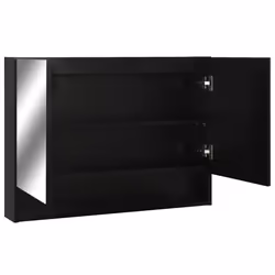 VidaXL 323605 miroir de salle de bain et armoire de rangement pour évier - Vue supplémentaire 4