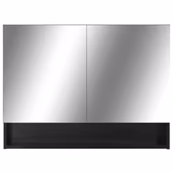 VidaXL 323605 miroir de salle de bain et armoire de rangement pour évier - Vue supplémentaire 5