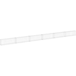 Vidaxl - Mur en gabion avec couvercles Acier galvanisé 900x30x50 cm