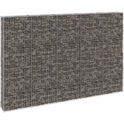 Vidaxl - Mur en gabion avec couvercles Acier galvanisé 300x30x200 cm