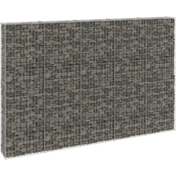 Vidaxl - Mur en gabion avec couvercles Acier galvanisé 300x30x200 cm
