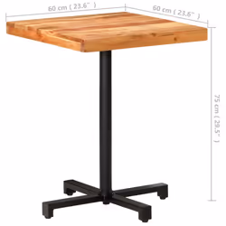 VidaXL 320276 table de cuisine et de salle à manger - Vue supplémentaire 6