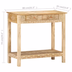 VidaXL 320379 Table à café, latérale et de salon - Vue supplémentaire 8