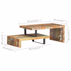 VidaXL 320393 Table à café, latérale et de salon - Vue supplémentaire 8