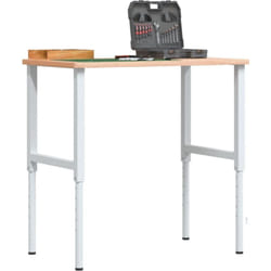 Vidaxl - Cadres d'établi réglables 2 pcs Métal 55x(69-95,5) cm Gris