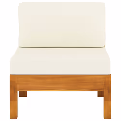 VidaXL 310638 banc de jardin Bois d'acacia, Tissu, Polyester