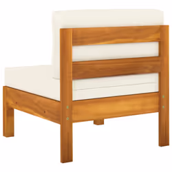 VidaXL 310638 banc de jardin Bois d'acacia, Tissu, Polyester - Vue supplémentaire 5