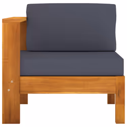 VidaXL 310641 banc de jardin Bois d'acacia, Tissu, Polyester