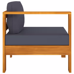 VidaXL 310641 banc de jardin Bois d'acacia, Tissu, Polyester