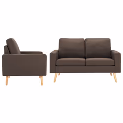 VidaXL 3056616, Marron, Bois de pin, Polyester, Hévéa, 1300 mm, 760 mm, 825 mm, 54 cm