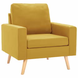 VidaXL 3056620 canapé Jaune - Vue supplémentaire 5