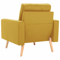 VidaXL 3056620 canapé Jaune - Vue supplémentaire 7