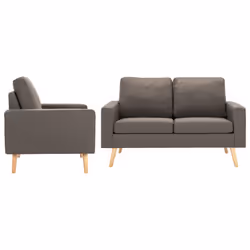 VidaXL 3056622, Taupe, Bois de pin, Polyester, Hévéa, 1300 mm, 760 mm, 825 mm, 54 cm