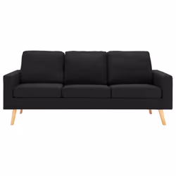 VidaXL 3056633 canapé Noir