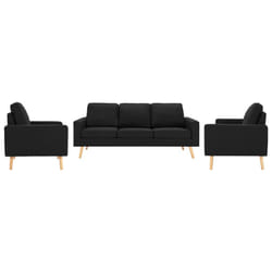 VidaXL 3056653 canapé Noir