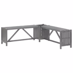 VidaXL 311824, Bois d'acacia, Adultes et enfants, 1170 mm, 1170 mm, 400 mm, 88 cm