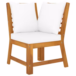 VidaXL 311834 banc de jardin Bois d'acacia, Tissu, Polyester