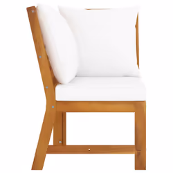 VidaXL 311834 banc de jardin Bois d'acacia, Tissu, Polyester - Vue supplémentaire 4