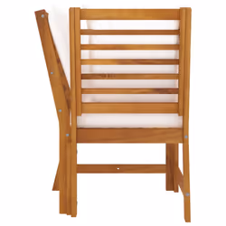 VidaXL 311834 banc de jardin Bois d'acacia, Tissu, Polyester - Vue supplémentaire 6