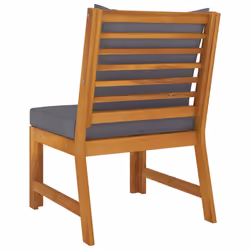 VidaXL 311837 banc de jardin Bois d'acacia, Tissu, Polyester - Vue supplémentaire 4