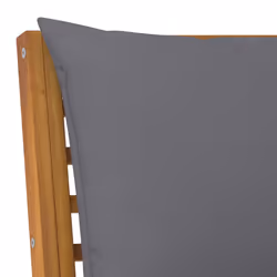 VidaXL 311837 banc de jardin Bois d'acacia, Tissu, Polyester - Vue supplémentaire 5