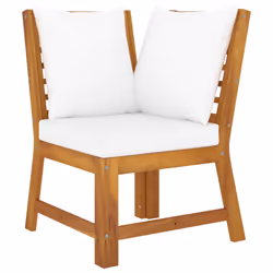 VidaXL 311838 banc de jardin Bois d'acacia, Tissu, Polyester