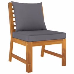 VidaXL 311839, Bois d'acacia, Tissu, Polyester, Adultes et enfants, 1145 mm, 605 mm, 810 mm, 8 cm