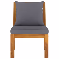VidaXL 311839 banc de jardin Bois d'acacia, Tissu, Polyester