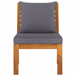 VidaXL 311843 banc de jardin Bois d'acacia, Tissu, Polyester - Vue supplémentaire 2