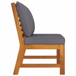 VidaXL 311843 banc de jardin Bois d'acacia, Tissu, Polyester - Vue supplémentaire 3