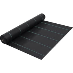 Vidaxl - Toile de paillage Noir 1x100 m pp