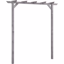L’élégante pergola en bois est un excellent supplément décoratif à votre jardin ou à tout espace extérieur. Elle forme une ba ...