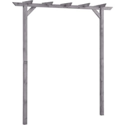 Vidaxl - Pergola de jardin Gris 200x40x205 cm Bois de pin imprégné