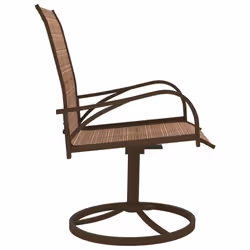 VidaXL 312278 chaise d'extérieur Terrace Acier, Textile Marron - Vue supplémentaire 4