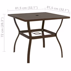 VidaXL 312279 table de jardin Marron - Vue supplémentaire 5
