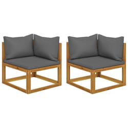 VidaXL 311852 banc de jardin Bois d'acacia, Tissu, Polyester