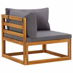 VidaXL 311852 banc de jardin Bois d'acacia, Tissu, Polyester