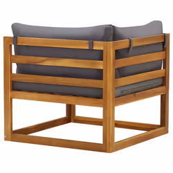 VidaXL 311852 banc de jardin Bois d'acacia, Tissu, Polyester - Vue supplémentaire 5