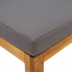 VidaXL 311852 banc de jardin Bois d'acacia, Tissu, Polyester - Vue supplémentaire 6