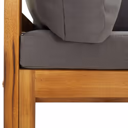 VidaXL 311852 banc de jardin Bois d'acacia, Tissu, Polyester - Vue supplémentaire 7