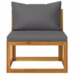 VidaXL 311854 banc de jardin Bois d'acacia, Tissu, Polyester