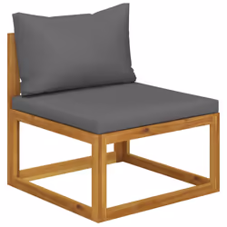 VidaXL 311854 banc de jardin Bois d'acacia, Tissu, Polyester
